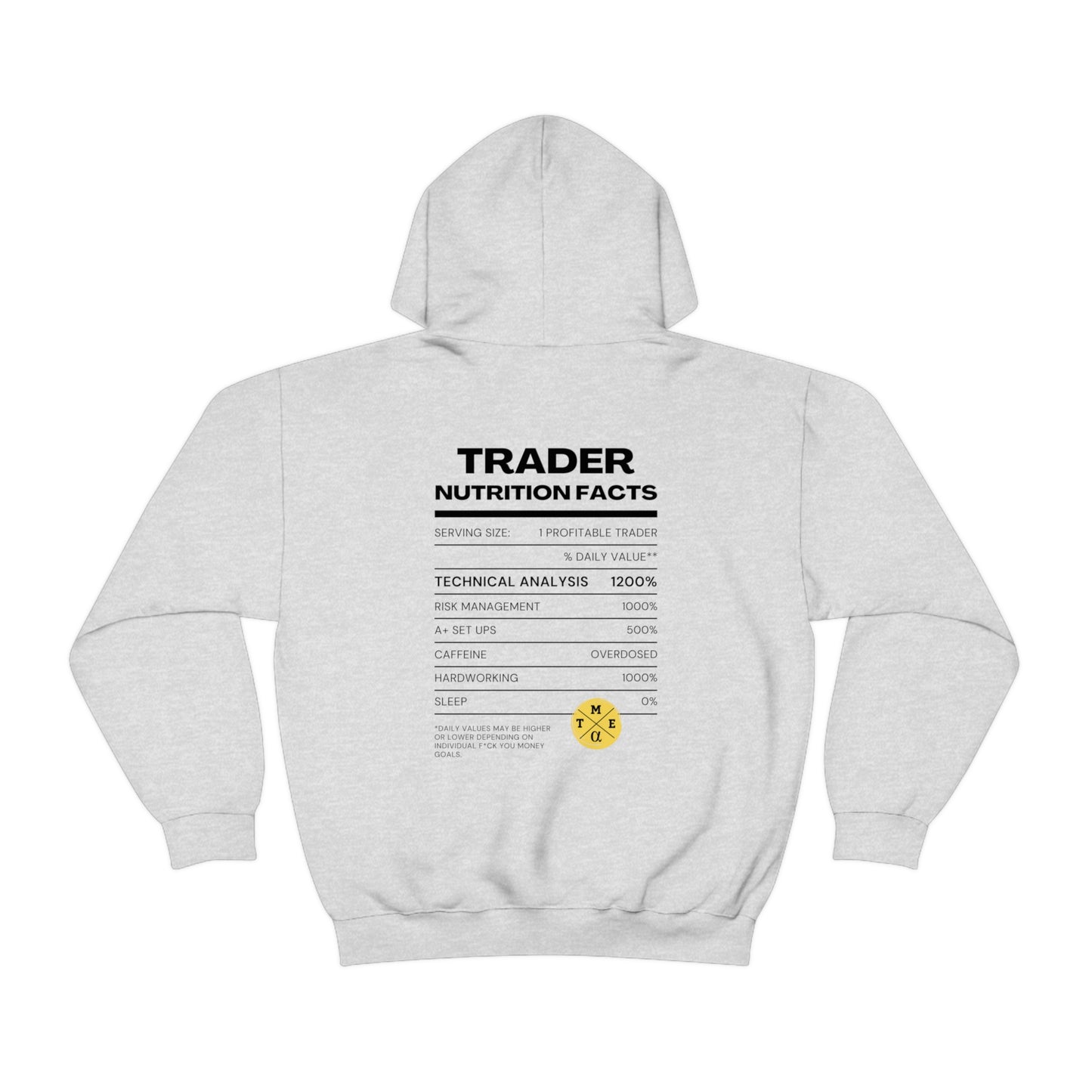 Trader Nutrition Facts Hoodie