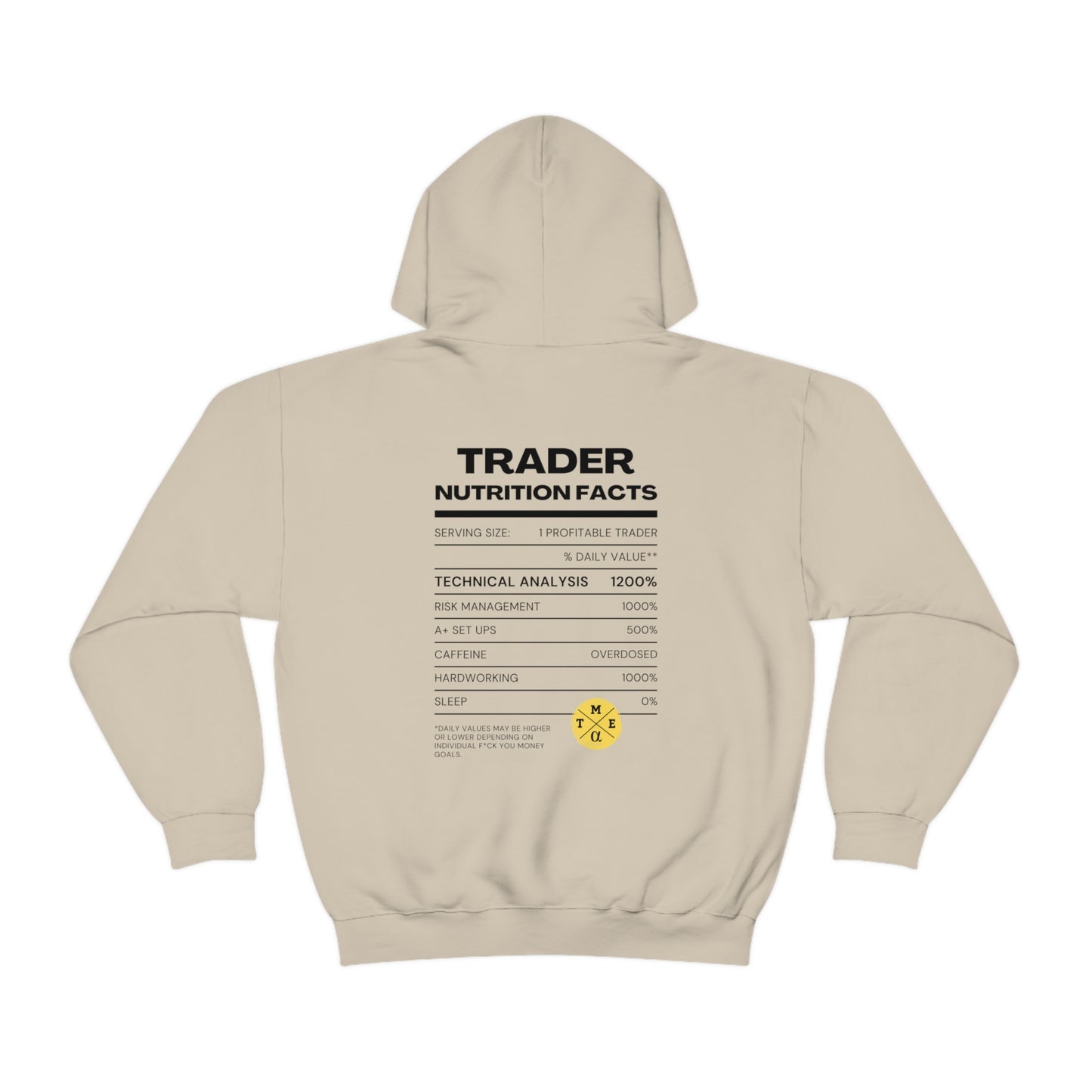 Trader Nutrition Facts Hoodie