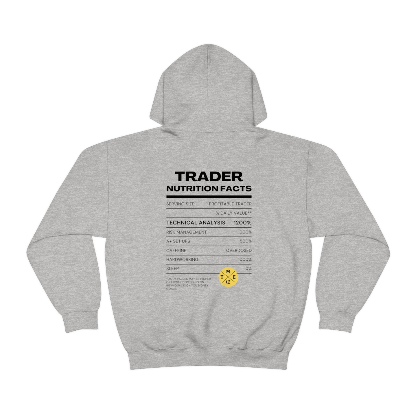 Trader Nutrition Facts Hoodie