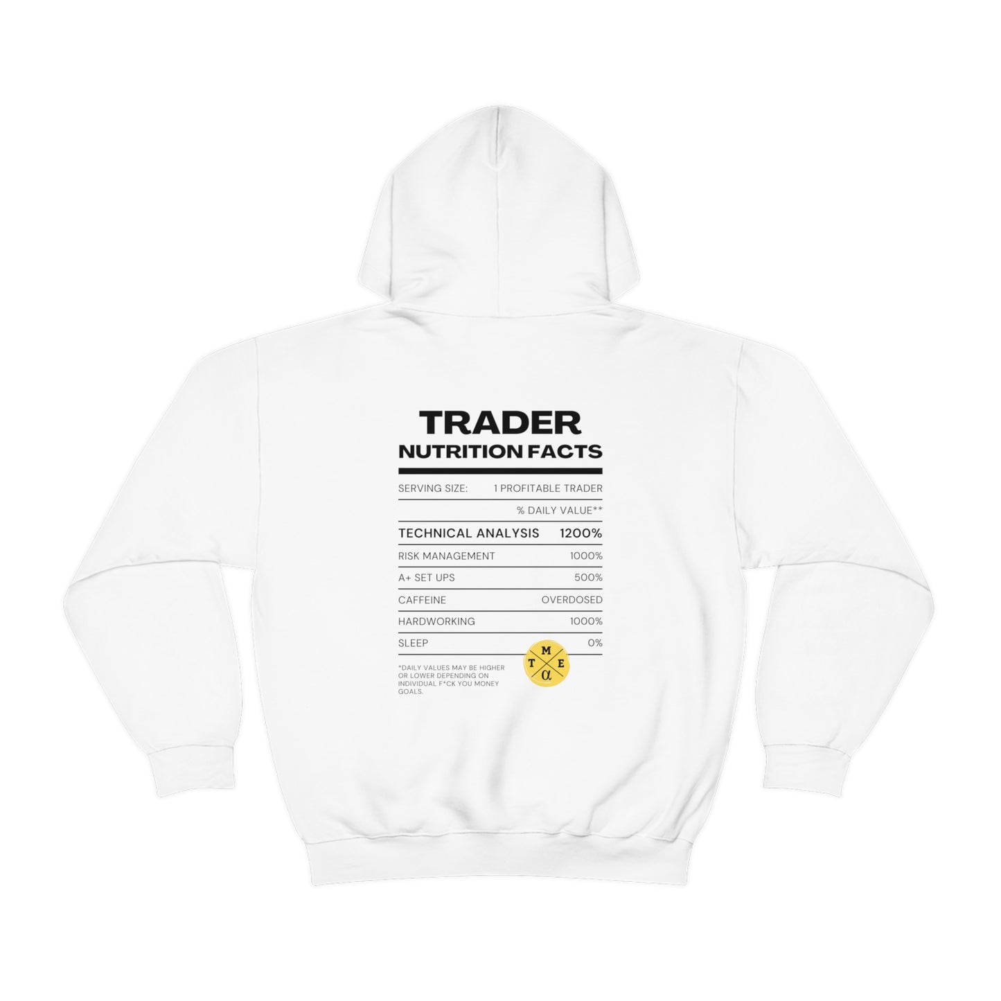 Trader Nutrition Facts Hoodie